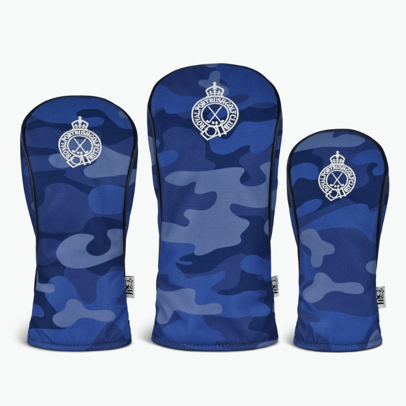 Royal Portrush Camo Headcovers - Navy