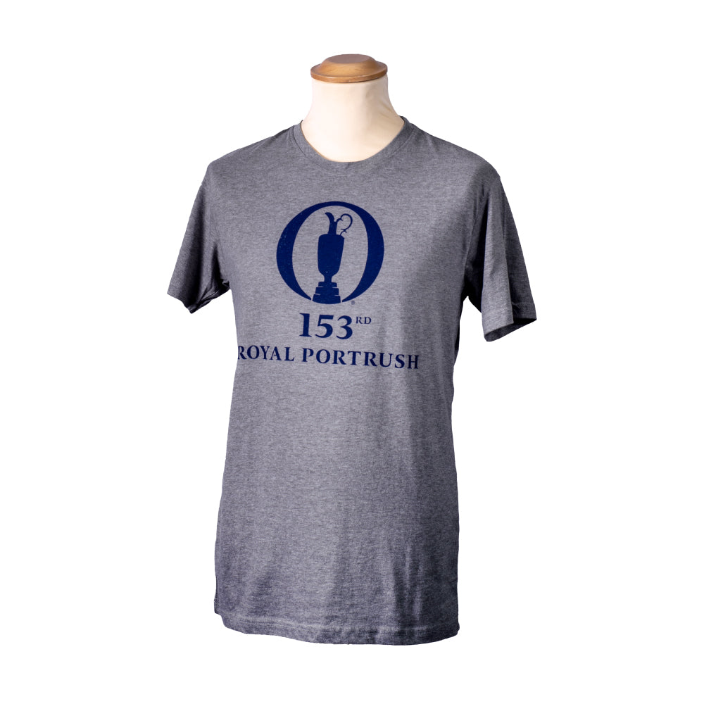 Royal Portrush Grey 153rd Open T-Shirt