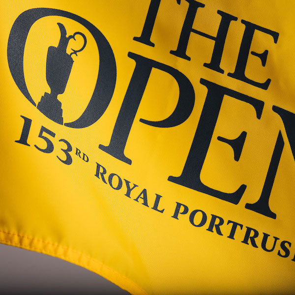 Royal Portrush Yellow 153rd Open Pin Flag