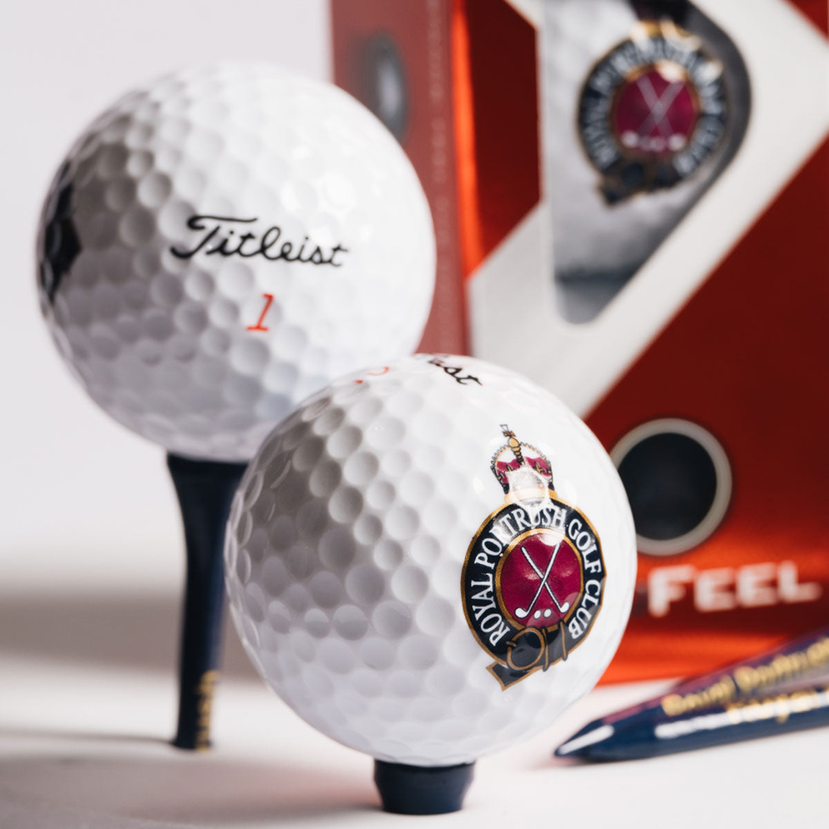 Royal Portrush Sleeve of 3 Crested Golf Balls
