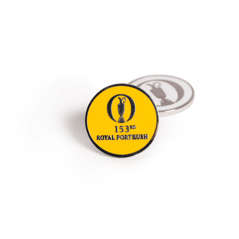 Royal Portrush Yellow 153rd Open Ball Marker