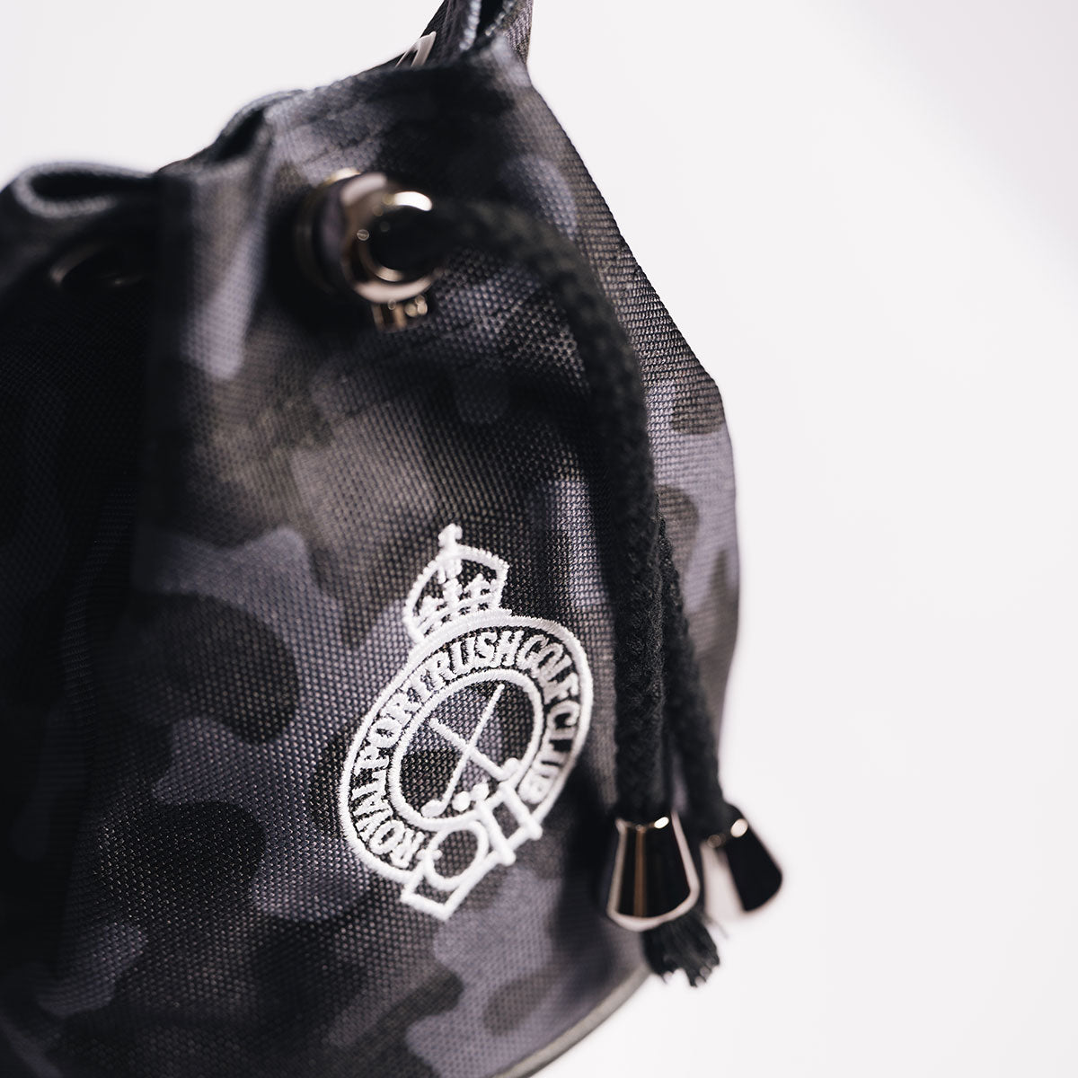 Royal Portrush Black Camo Deluxe Tote Bag
