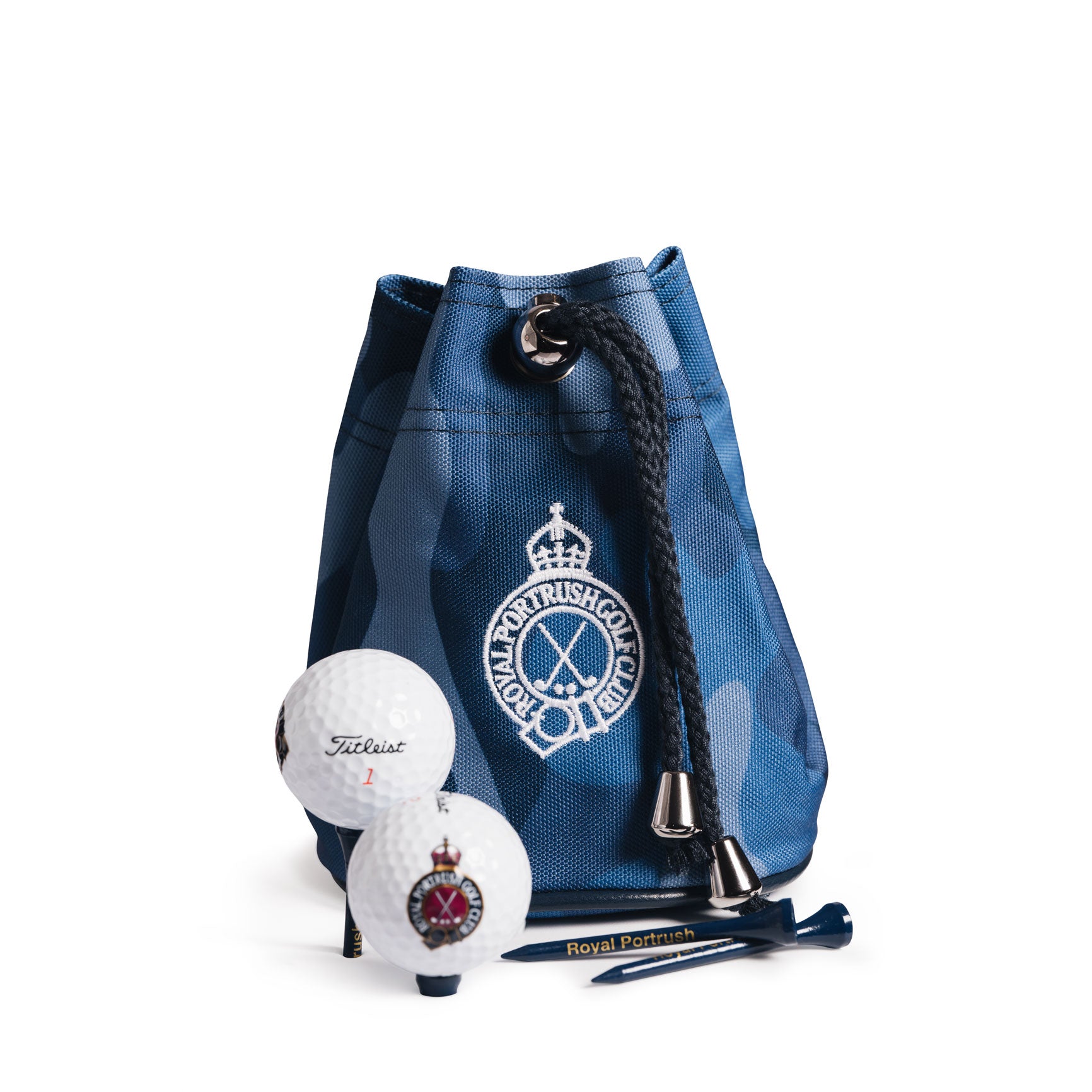 Royal Portrush Navy Camo Deluxe Tote Bag